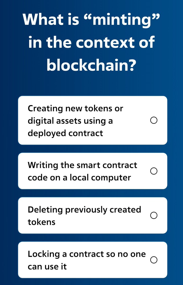 spurprotocol's tweet image. 💡Need A Clue On Today&apos;s Quiz?

It’s easy to mix up technical terms, especially when they sound similar but mean very different things. Two of the most commonly misunderstood concepts are deployment and minting. 

Learn more: spurprotocol.com/post/deploymen…