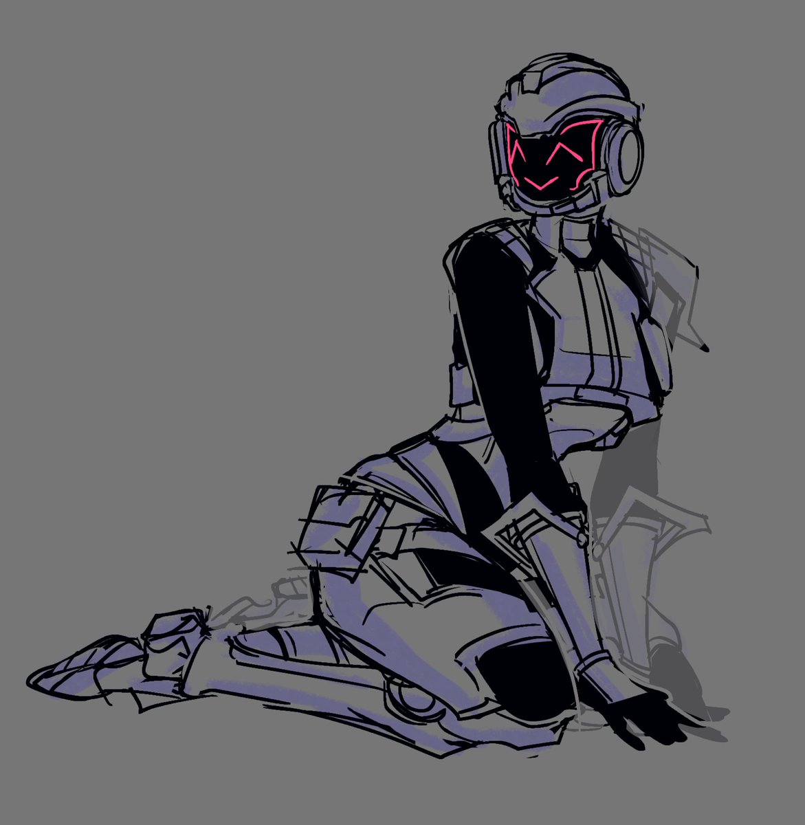 jonesyluvr's tweet image. Lazy paradigm doodle ^v^