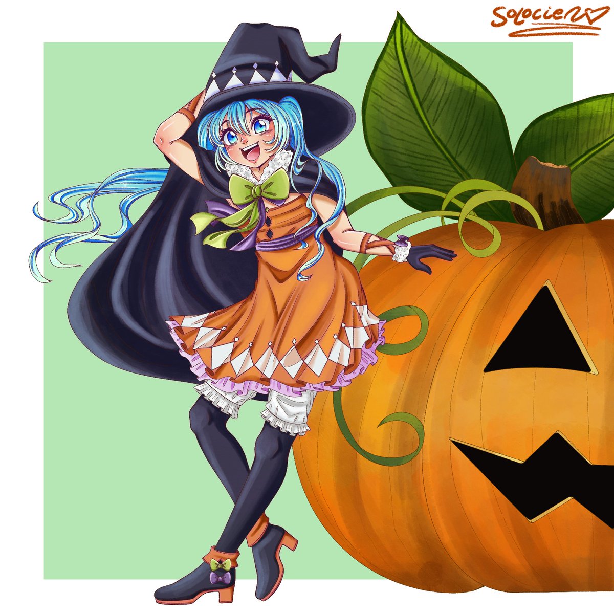 _extrice's tweet image. [MIKU@18 Project, Day 18]

18 days, artists, and years of Miku. So grateful to everyone who made this possible and all artists who give life to this community.

For now I present this Autumn Miku by the biggest vocaloid fan I’m honored to call a friend, @/solociennnn (on IG) 🧡🎃