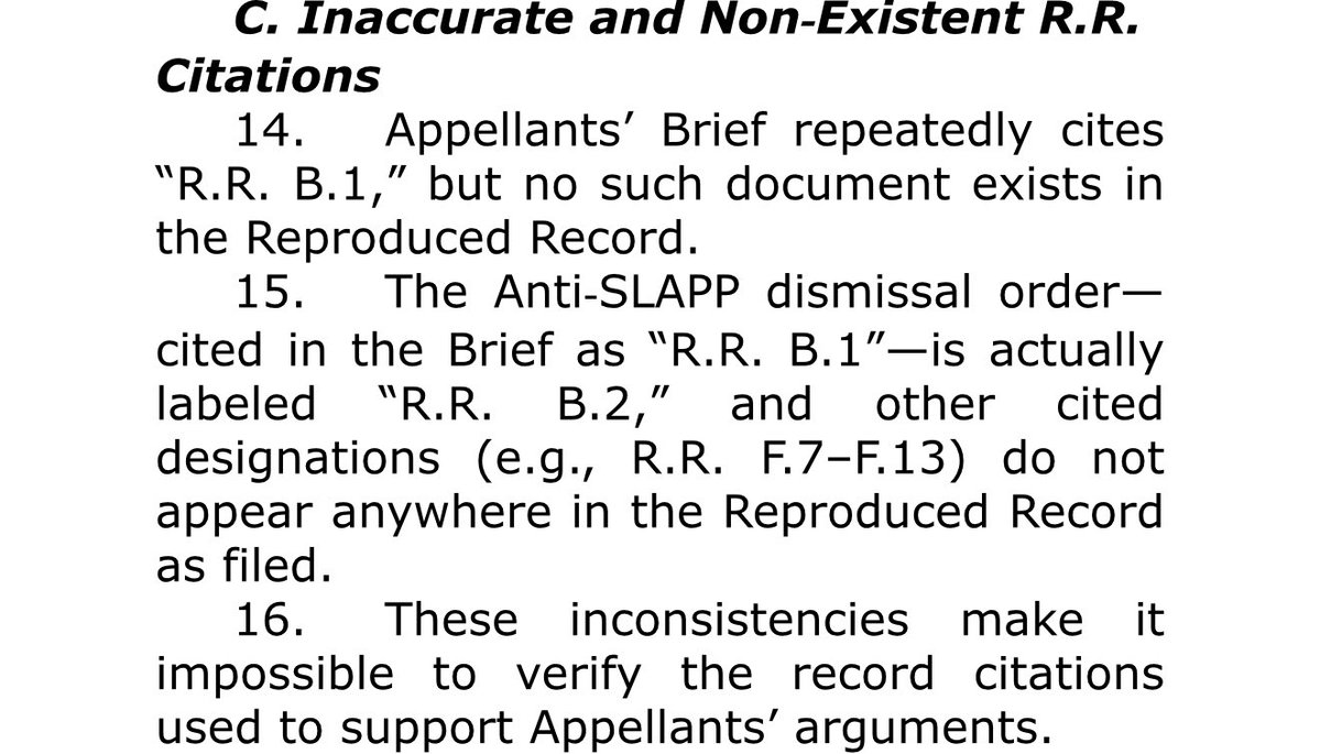 BbqLadyy's tweet image. I’ve got a lot of things that I’d like to say, but entertaining stupidity is just not one of the things that I like to do. However, if my attorney was representing me the way that Lesniak is representing the plaintiffs, he would be fired. I can only post 4 pictures of our…