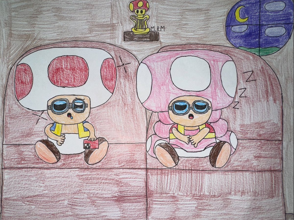 marbletweet8496's tweet image. Seems Like Toad And Toadette Fallen Asleep.
I Think They Are Tired And Need Some Rest.
#Toadette #キノピコ #Toad #キノピオ