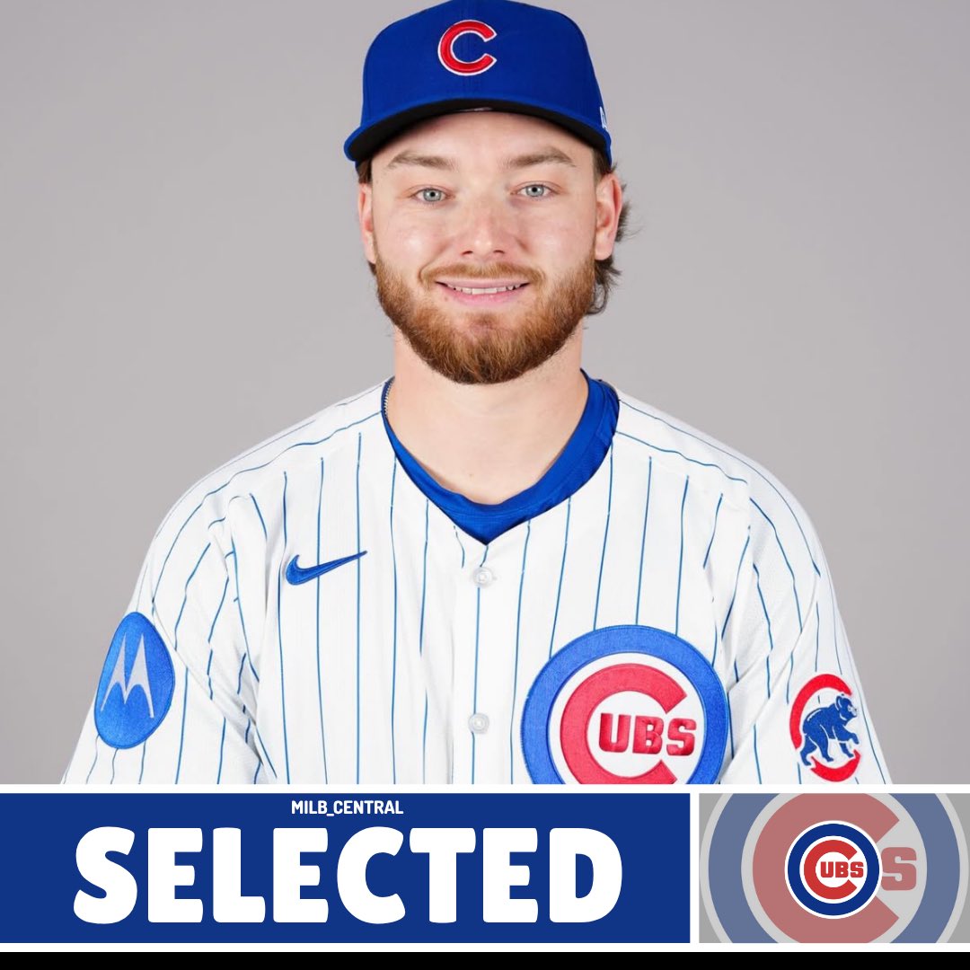milb_central's tweet photo. The Chicago Cubs have selected the contract of Riley Martin. The pitcher is now added to the 40-man roster. https://t.co/x2RZsyivfe