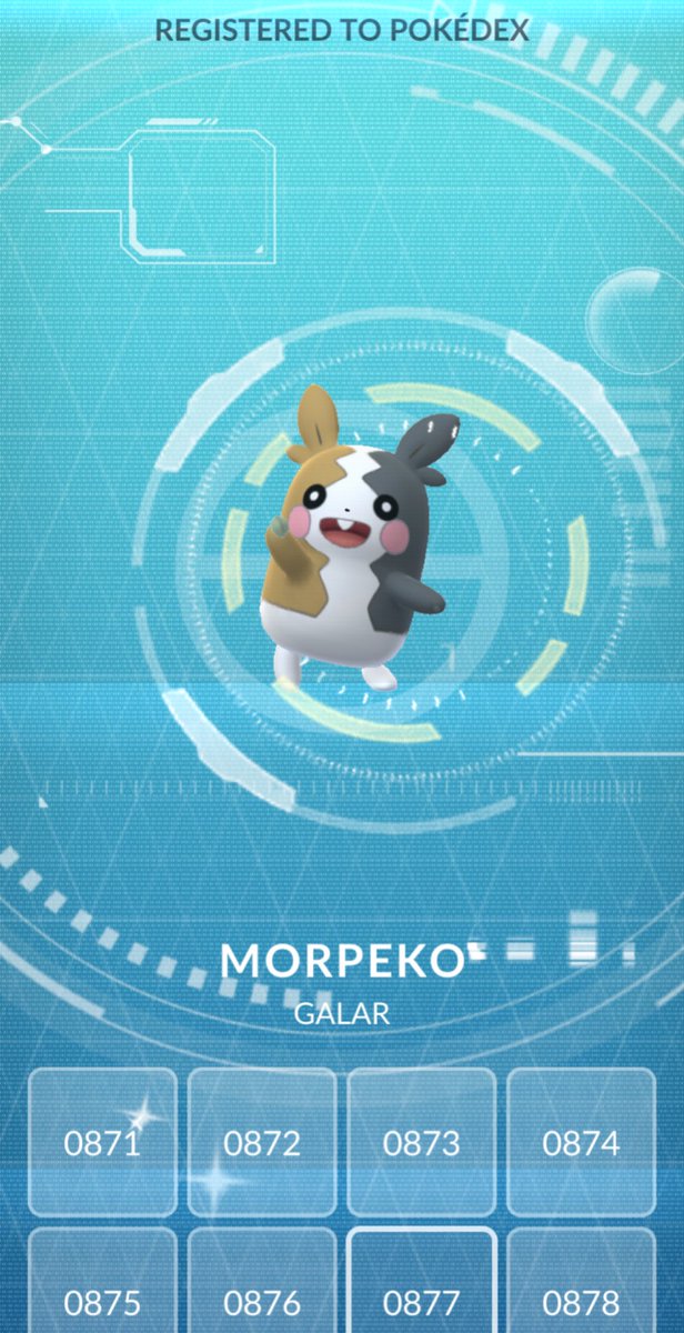 MasterFelix4_GO's tweet photo. Sooooooo cute!! ✨

#PokemonGO #Morpeko #Galar
#PoGO #ShinyPokemon #Pokemon https://t.co/sEYTxRRfNI