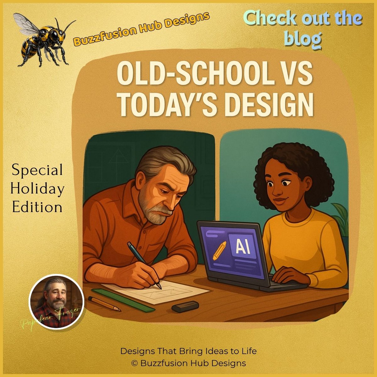 Buzzfusionhub's tweet image. Yes Free!

“Wait you mean free?” 

Yes. Five tools. No subscription. 

Holiday-ready. Read all about it: buzzfusion-hub-designs.blogspot.com/2025/11/5-free… 

#FreeDesign #FreeAITools #AIEducation