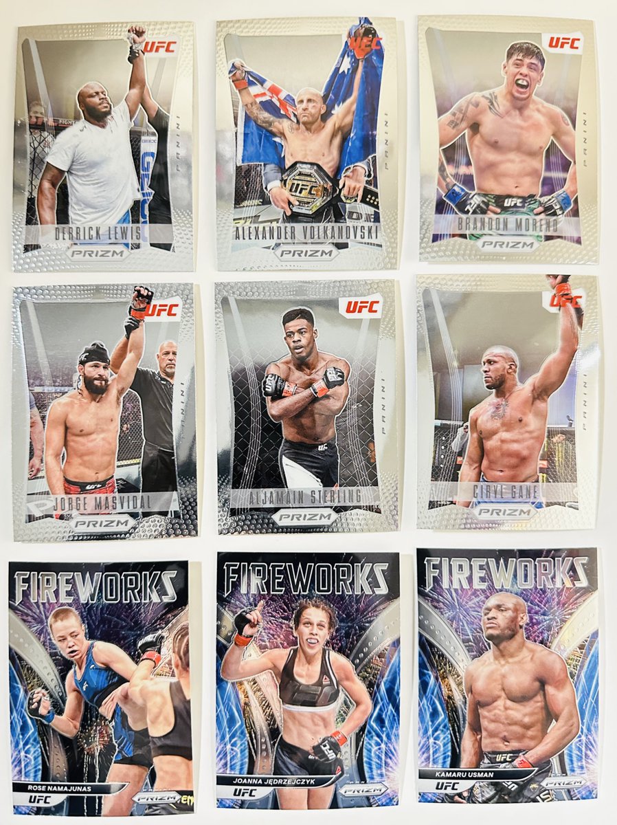 .75¢ each

**ALL .75¢ cards are 5 for $3.00**

*see pinned tweet for Stack Sale info*

#dwdstacksale23combo75cents 
#dwdstacksale23UFC 
#TBBCrew #TBBReposts