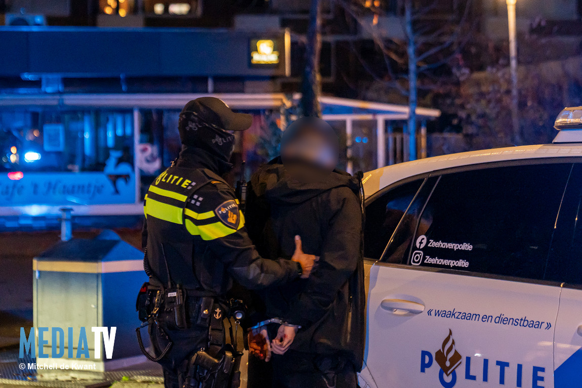 Politieachtervolging en aanhoudingen aan de Waalhaven Westzijde, Rotterdam