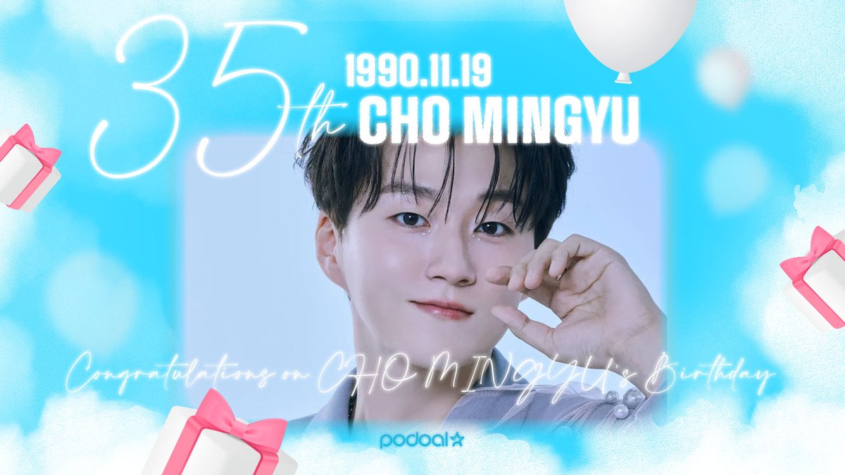 podoal_official's tweet photo. [#Happy_Birthday🎂]

HAPPY BIRTHDAY MINGYU

💎[조민규의 솔로 차트 순위는?]
https://t.co/dobh4yc6wz

💬 [조민규 팬 커뮤니티]
KR : https://t.co/bSCCZnzZ6E
Global : https://t.co/yGsKBIXsx1

#HBD #조민규 #CHOMINGYU #포레스텔라 #FORESTELLA #숲별 #SOOPBYEOL https://t.co/juJPjKKVn5