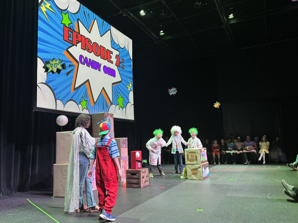 The Saturday Morning Super Squad performance by <a href="/SCPPS_NES/">Norco Elementary</a> and  <a href="/StRose_Dragons/">St. Rose Elementary</a> was awesome! 🎭🔥 It brought back all the memories of waking up early to watch Saturday morning cartoons. 📺✨ Proud of our students and staff! 
#YouBelongHere📍 
#TripleASchoolSystem
#ArtsMatter