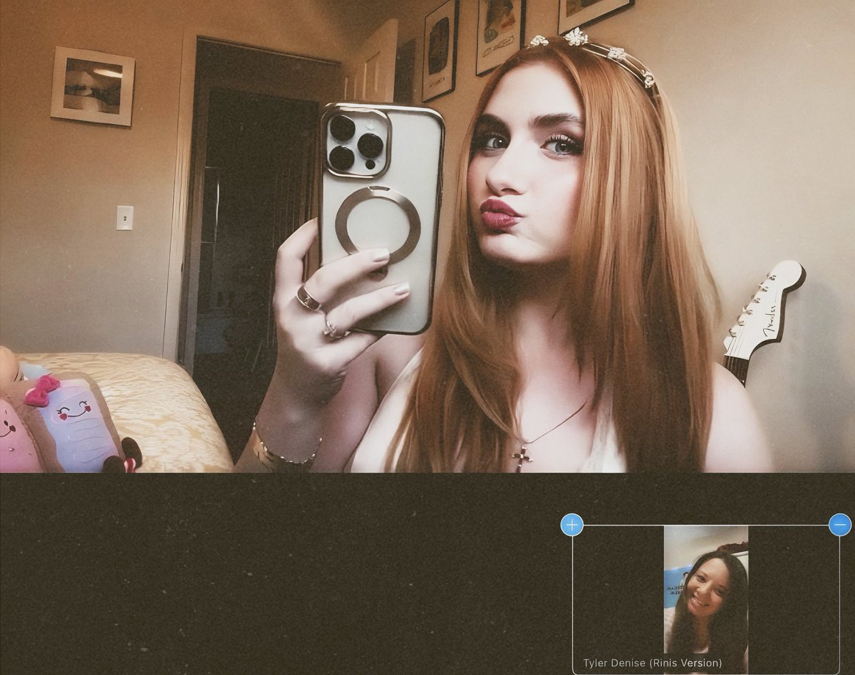 Met the sweet RiniK on zoom today for the first time! So proud of her 🥹🤍