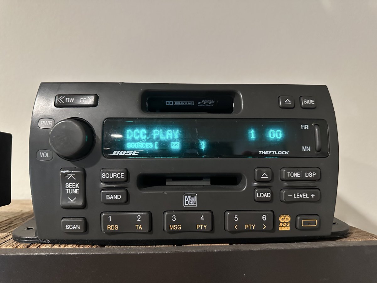 dccmuseum's tweet photo. @BeerRabbi @MiniDisc_wiki The unit it a proto indeed. We have it now partly working at the DCC Museum. https://t.co/ENECq4ItoX