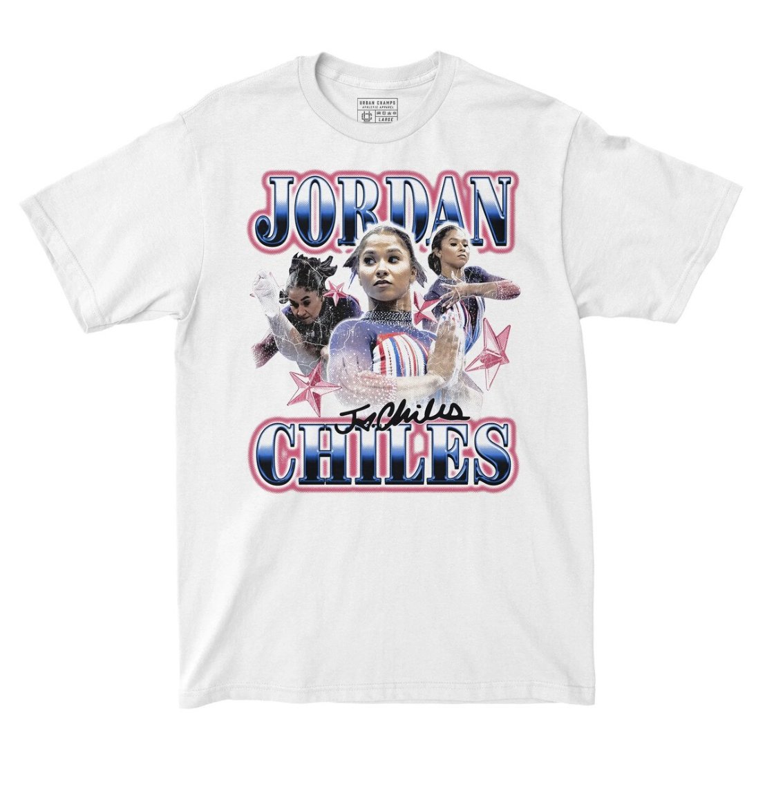 TEXT JORDAN TO 21523 and SHOP THIS TEE ONLINE AND IN-STORE! #dwts <a href="/ChilesJordan/">Jordan Chiles</a> <a href="/officialdwts/">Dancing with the Stars #DWTS</a>