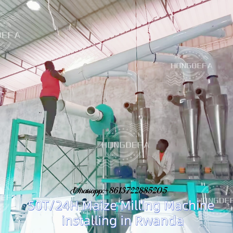 maizemilling's tweet photo. Hongdefa 50T/24H Maize Milling Machine installing in Rwanda: 50T daily output!
Powering local agribusiness &amp; cutting post-harvest loss.
WhatsApp +8613722885205 | https://t.co/GwrlTK3VP3
#MaizeMilling #RwandaAgriculture #Hongdefa #Agribusiness https://t.co/ZIm6yJETc4
