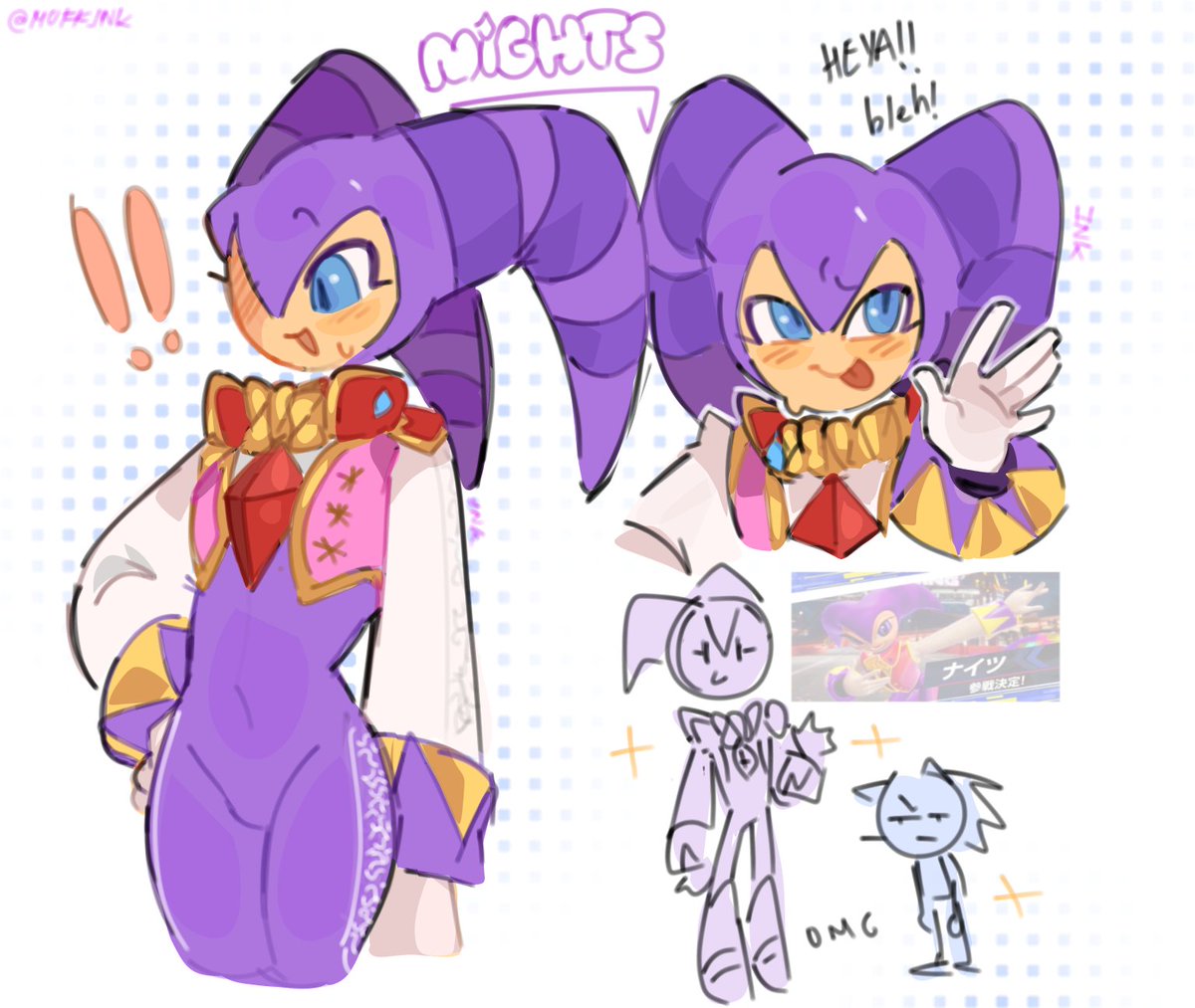 Muff_1NK's tweet image. Long time no see!! 
#NiGHTSintoDreams
#NiGHTS