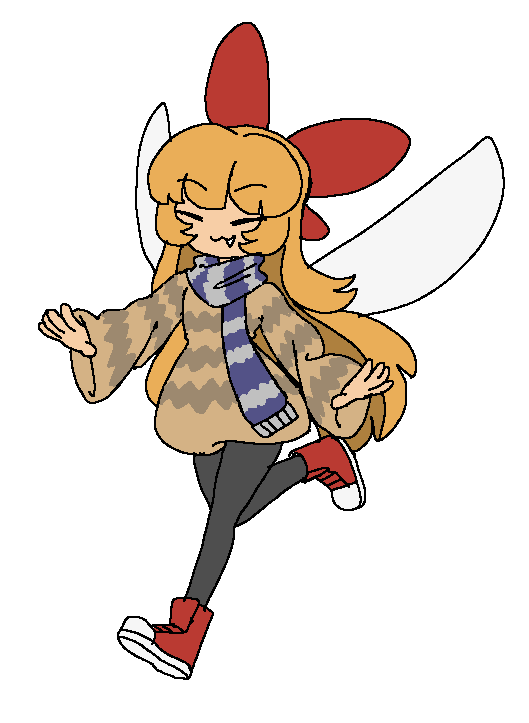 #東方Project #touhou 
#TipsyIizai
The Cozy Season is Falling upon us!