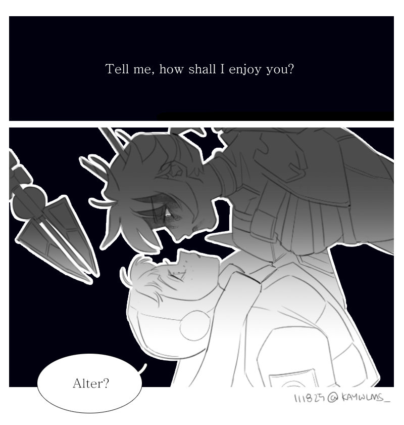kaywlms_'s tweet image. Alter's love poem for Wattson