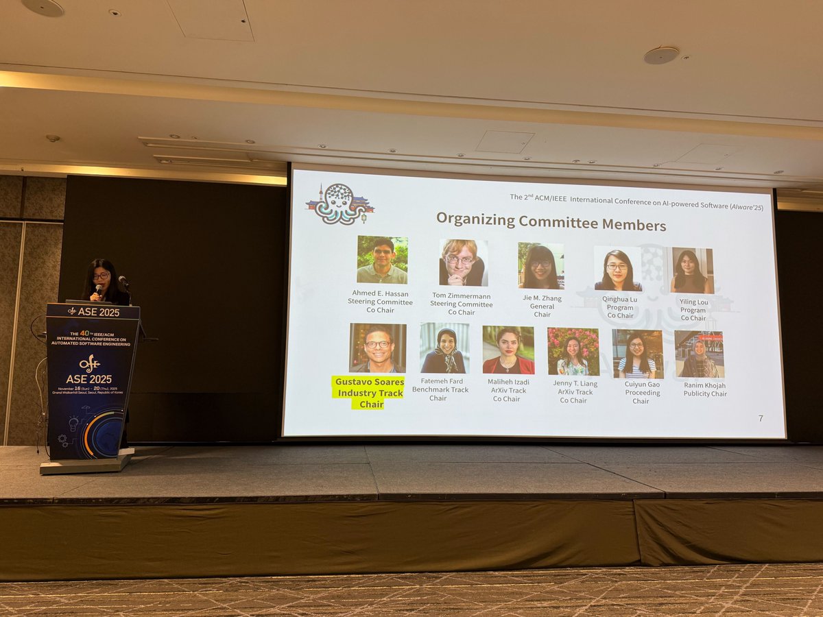 AIwareConf's tweet image. Grateful for our amazing program and organizing committee members who are helping shape AIware 2025! 🌸 

#AIware #AI #SoftwareEngineering #ASE2025