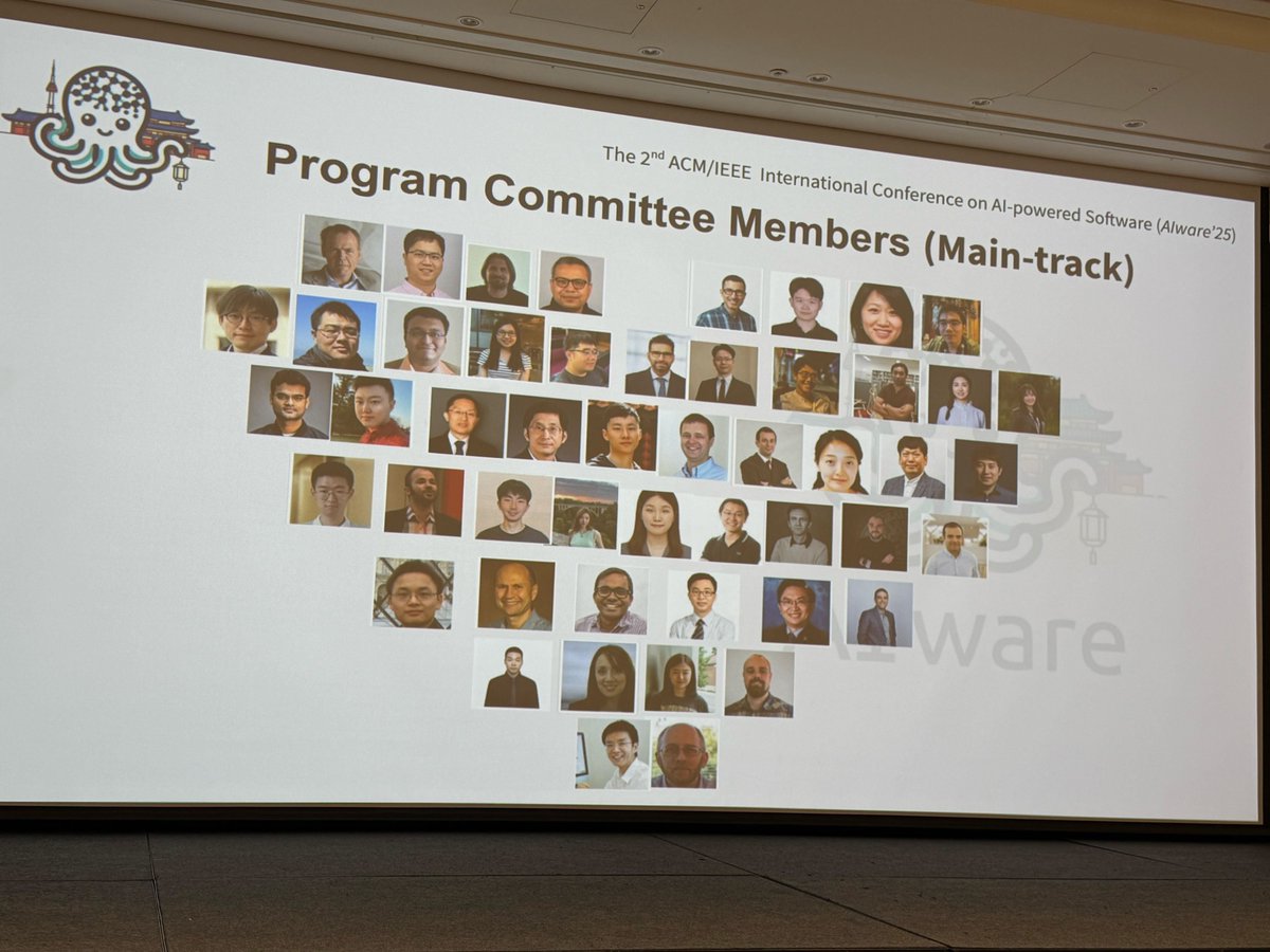 AIwareConf's tweet image. Grateful for our amazing program and organizing committee members who are helping shape AIware 2025! 🌸 

#AIware #AI #SoftwareEngineering #ASE2025