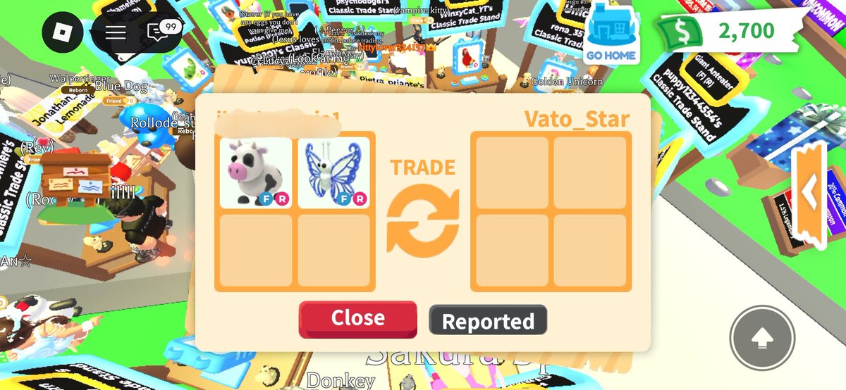 JhonBermej56459's tweet image. Hi, i was scammed and idk what I could I do, alr I reported #AdoptMe #ROBLOX #adoptmeroblox #robloxadoptme