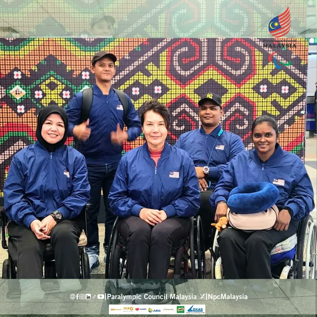 NpcMalaysia's tweet image. All the best, Team Malaysia!

#TeamMalaysia #WorldAbilitysportGames2025 #PCM #ParaSports #MalaysiaBoleh