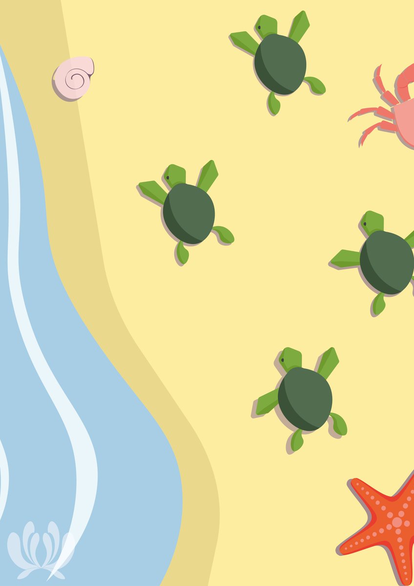 🐢⛱️Diseño Aéreo, Ternura a Tierra. 🐢⛱️

Este póster del nido de tortugas marinas utiliza una perspectiva aérea muy dinámica y colores planos y brillantes, dándole un toque gráfico y moderno. La composición es divertida y atractiva visualmente.

LINK EN LA BIO