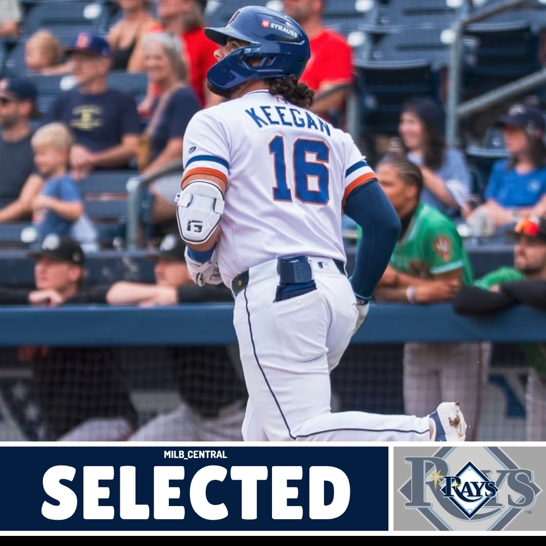 The Tampa Bay Rays have selected the contract of Dominic Keegan. The catcher is now added to the 40-man roster.