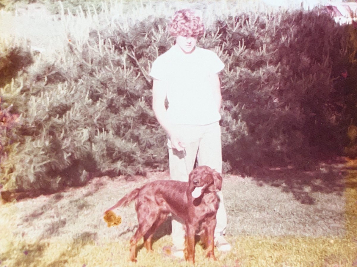 mike_n8wc's tweet image. Blaze and I 1976.