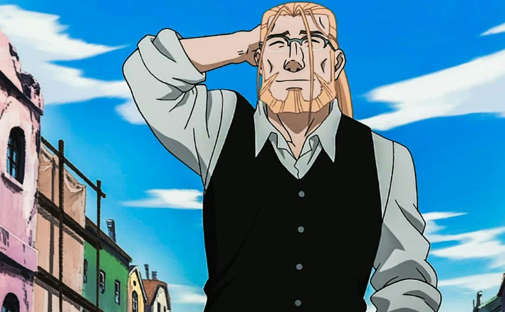 DeadbeatRelic's tweet photo. Hohenheim blinked, slow and owlish, as if Edward had just presented him with a particularly aggressive thesis,

“Well, that’s a relief,” he said, hands lifting in a helpless little shrug, “Here I was, worried you got something from me besides the hair and the dazzling charm." https://t.co/yJ0rHQH8oH