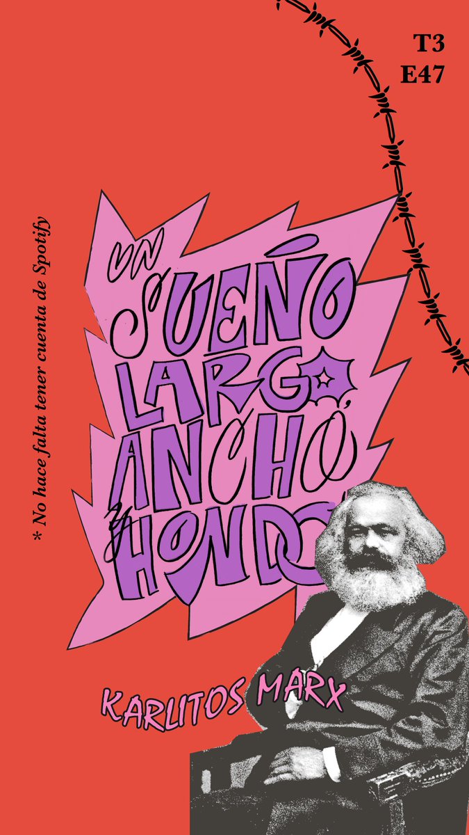 A partir de mañana, cada quince días, estaré hablando sobre Marx, materialismo, revolución y lucha de clases en mi pódcast <a href="/1slaaahh/">Un sueño largo, ancho y hondo</a> como hasta semana santa.

creators.spotify.com/pod/profile/1s…