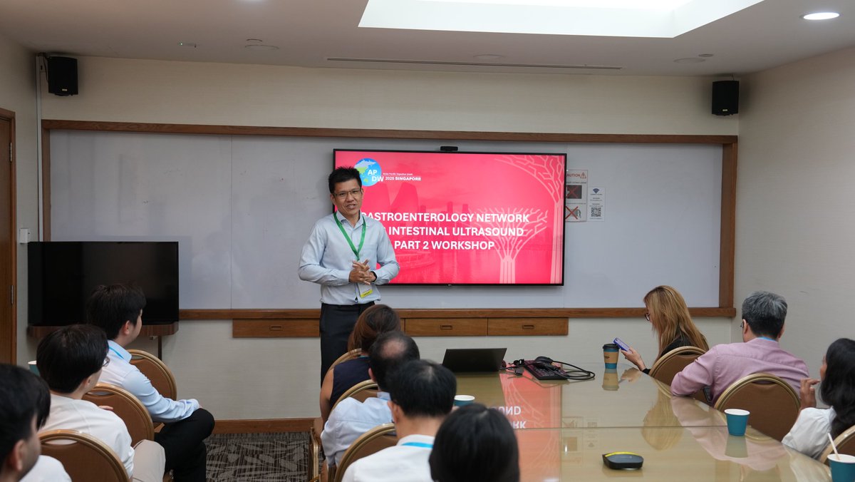 dralexleow's tweet image. Kick-starting the GENIUS - APDW 2025 IUS Workshop today at Mount Elizabeth Hospital, Singapore!

Huge congratulations to Dr. Ling Khoon Lin, Dr. Malcolm Tan @IBDGastroDocSg and Dr. Thomson Lim for putting together an excellent programme.

Honoured to join the faculty alongside…