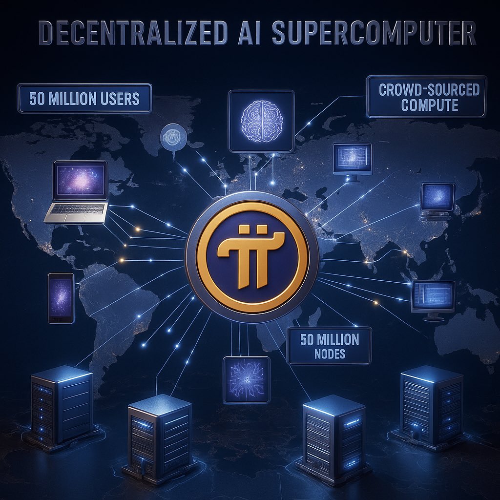 Tran_Today's tweet image. 💁 &amp;gt;50M USER $Pi ĐANG XÂY DỰNG MỘT SIÊU MÁY TÍNH AI PHÂN TÁN TOÀN CẦU.

‼️ Đây chính là sự thay đổi đột phá. Pi Network khám phá sự thay đổi to lớn về cách tạo ra sức mạnh tính toán của AI và dữ lệu điện toán đám mây di động tự vận hành.
#Pinetwok