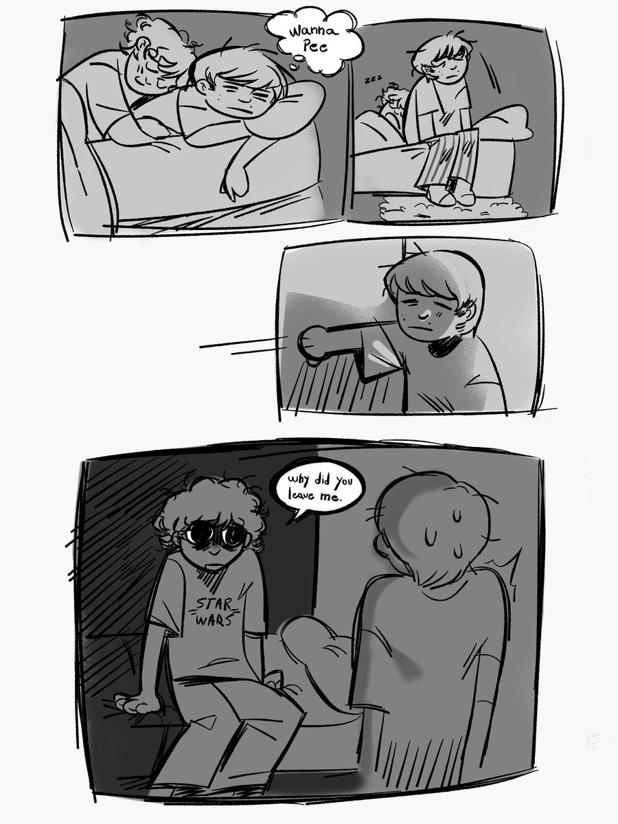 shiorithinker's tweet image. that one wombrion comic but make it #byler