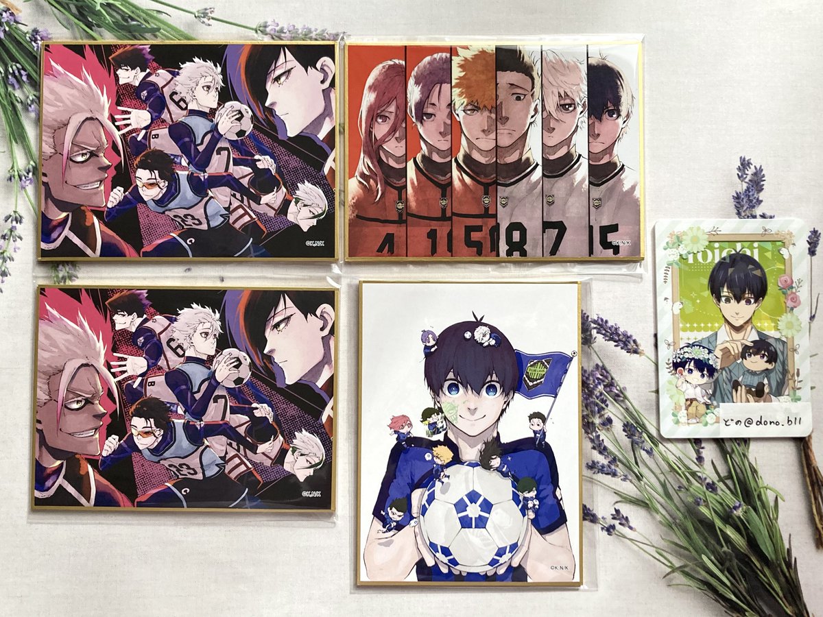 【交換、譲渡】ブルーロック　伊勢丹　ミニ色紙

譲)TOP6、チームレッド&amp;ホワイト、潔&amp;ミニキャラ

求)カイザー&amp;潔or定価or新発売のエゴ展色紙 潔&amp;凛

検索からもぜひお声がけくださいませ！