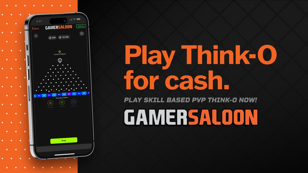 GamerSaloon's tweet image. 🚨 Something new just hit the GamerSaloon Arcade!

🧩 It’s called Think-O… and it’s the quickest way to turn brainpower into 💰

🕹️ Play now → gamersaloon.com/arcade1