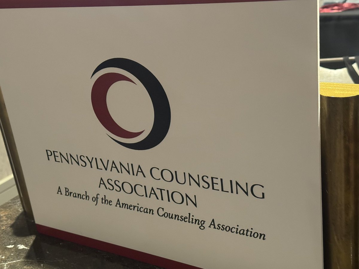 Great opportunity to share at the 57th Pennsylvania Counseling Association Conference this year. I experienced a rich collection of clinical wisdom and togetherness time with therapists from around the state. 🥰 loved it!