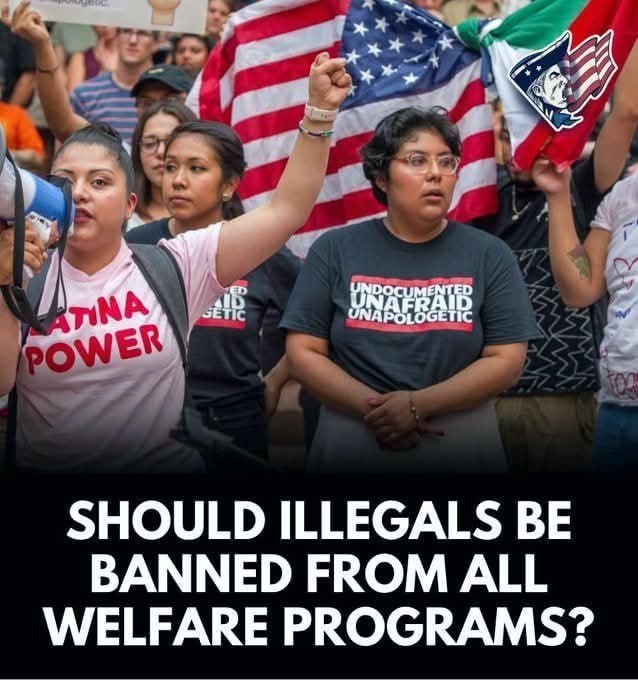 ElephantSignal's tweet image. Should illegal immigrants and their children be banned from food stamps etc?

YES or NO?

IF Yes, Give me a THUMBS-UP👍!