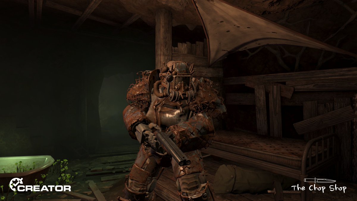 3lricM's tweet photo. Fight your way through the Chop Shop and discover a unique set of power armor! Includes brand new random encounters and new blood-thirsty raider faction!  
Brought to you by the team that created the first PlayStation quest mod.  
Coming soon!

#Fallout4 #Fallout4Creations https://t.co/TZx32VGakc