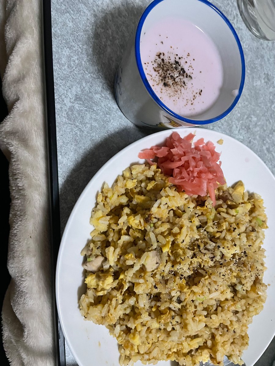 1877689f's tweet photo. チャーハン定食 https://t.co/oc4sO8BB2W