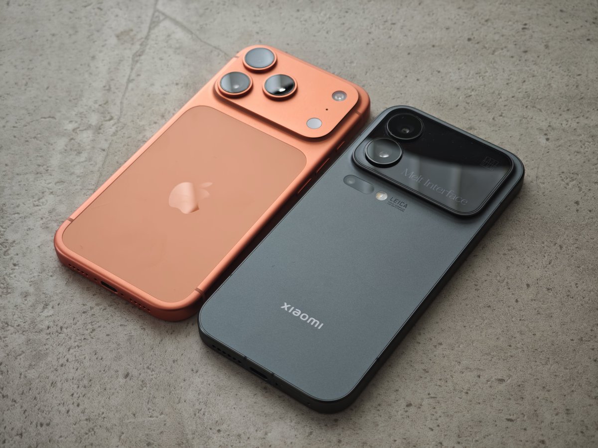 Paraph14's tweet image. iPhone 17 Pro
Xiaomi 17 Pro