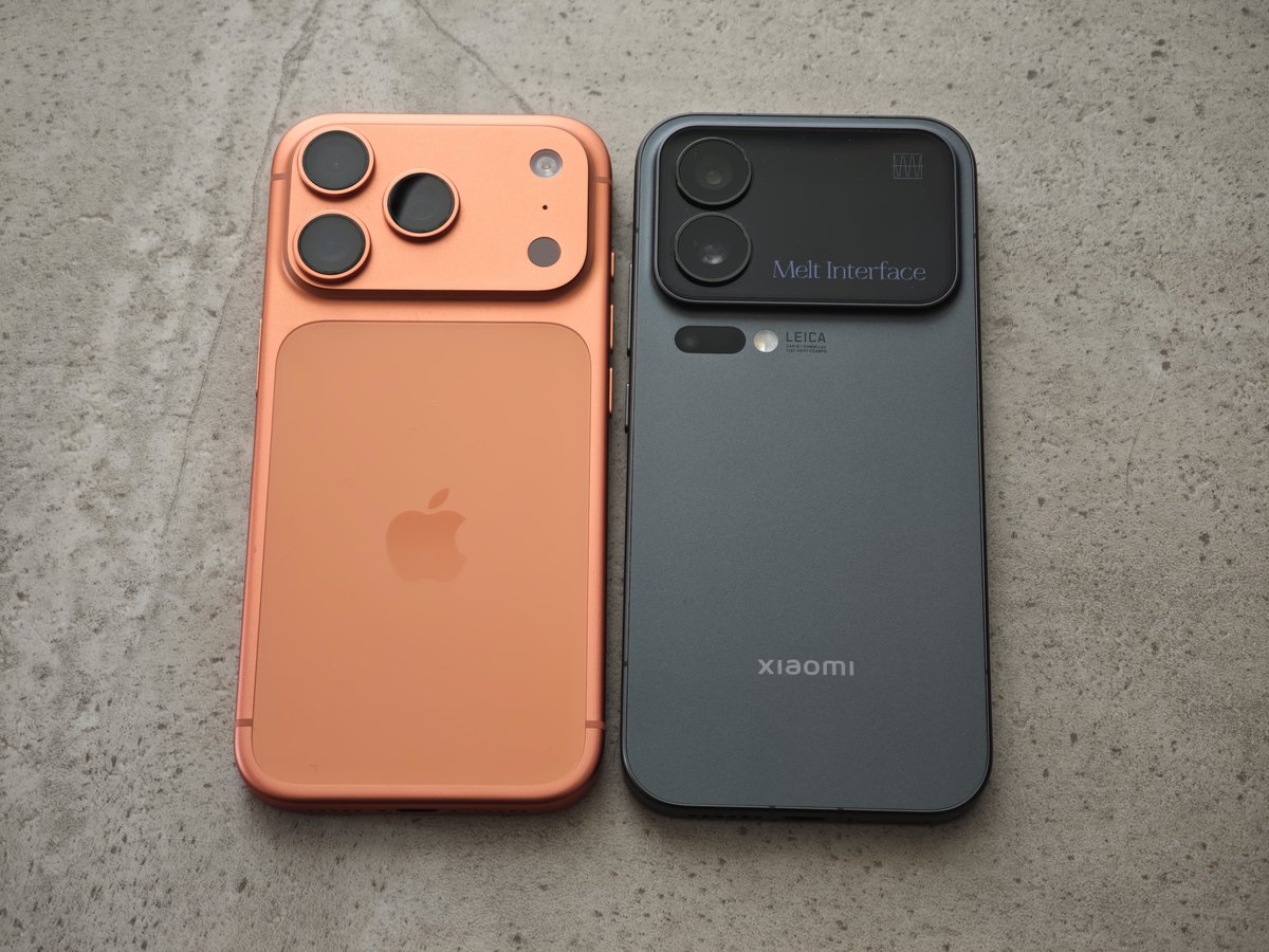 Paraph14's tweet image. iPhone 17 Pro
Xiaomi 17 Pro