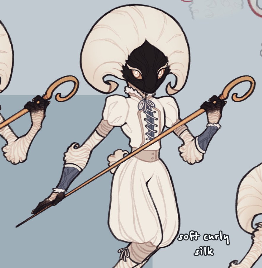 bluegekk0's tweet image. While working on new art I decided to update Lace&apos;s outfit because it was pissing me off. I think the new shape is a big improvement personally, and it&apos;s a bit less annoying to draw