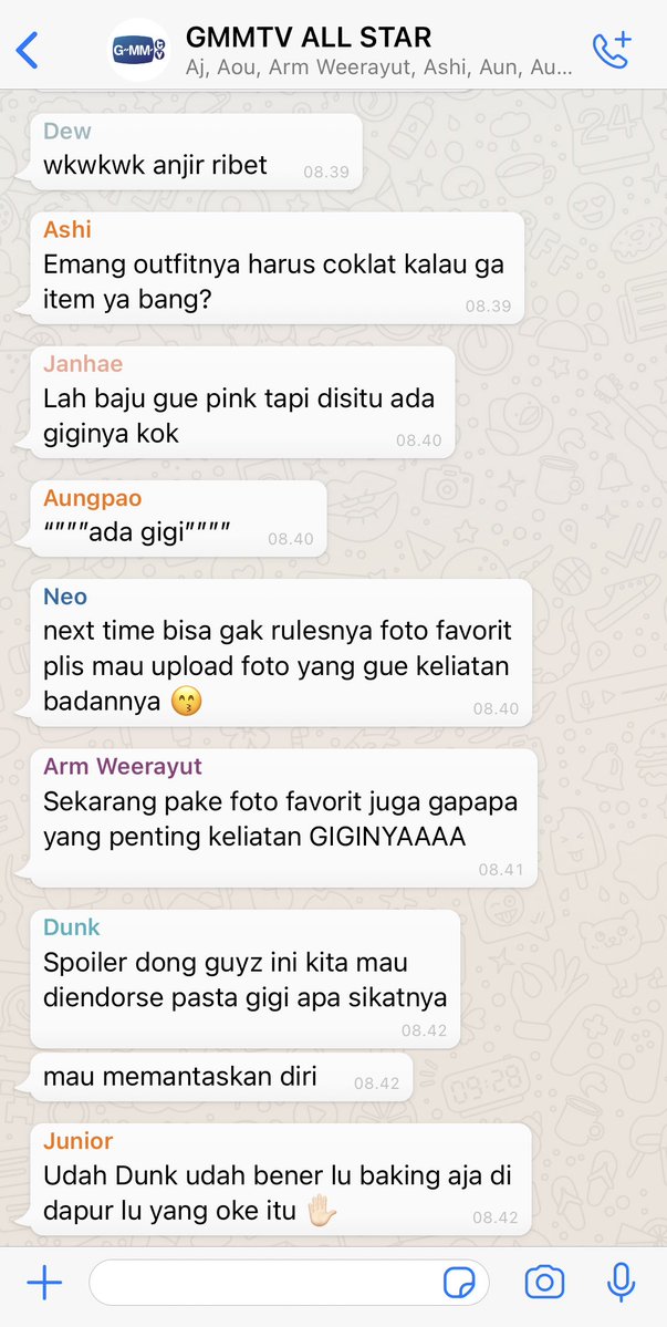 sensesual's tweet image. Situasi Group Whatsapp GMMTV saat ini :
Menjelang GMMTV 2026