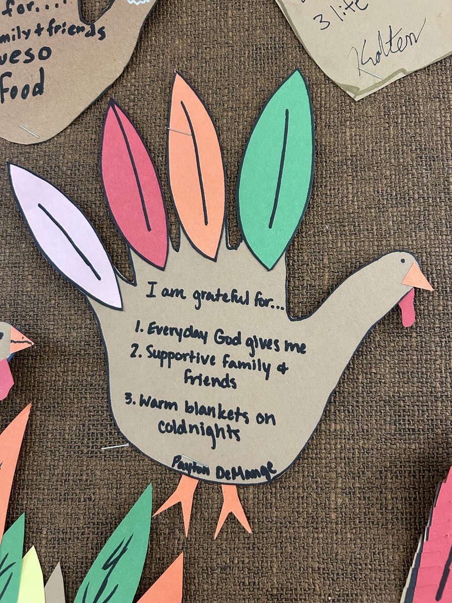 My Family, My Friends, My Community…. Just a few of the many things our FFA Members are thankful for. Super fun throwback activity during our November meeting on Monday evening.
