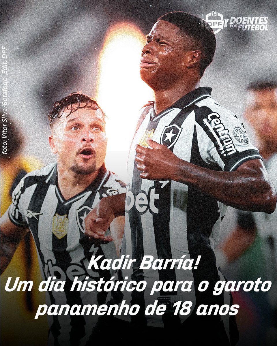 DoentesPFutebol's tweet photo. Kadir entrou no segundo tempo com o Botafogo perdendo de 2x1. Marcou dois. O último, no minuto final e dando a virada.

Saiu e deu sua primeira entrevista. Fez questão de falar em português e que era o sonho dele a noite vivida hoje. E lembrou do atacante Igor Jesus, que conquistou a América com o Glorioso. Disse que aprendeu muito com o ex camisa 99.

Abriu um sorriso imenso ao ver que Panamá estava vencendo hoje, no meio da entrevista, e próxima de mais uma Copa do Mundo. Suspirou, começou a falar em espanhol e em êxtase.

Moleque parece ser um novo e agradável personagem no futebol brasileiro. Todo sucesso a ele.