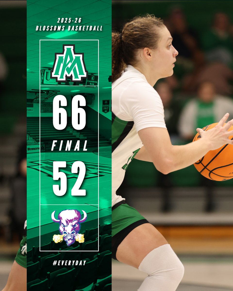 BLOSSOMS WIN! 🔥

Alindsey Long once again led UAM in scoring on the night, posting 19 points in tonight's 66-52 win over Arkansas Baptist.

#BlossomNation x #EveryDay