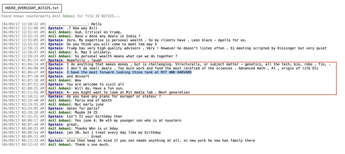 pbhushan1's tweet image. Very Interesting! So many emails between Convicted Sex trafficker &amp;amp; pedophile Jeffrey Epstein &amp;amp; our own bank fraudster Anil Ambani!
They seem to have been thick as thieves!