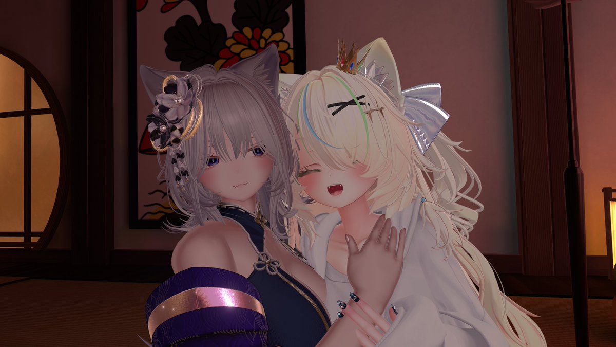 Pplc_Rcan's tweet image. #VRC天上の縁 
神さまがいるこの地に初めて行ってきた？迷い込んできた！めちゃくちゃ素敵なところだったなあ。みおさんとなのさんにお相手してもらいました！すごいいい気持ちになってしまった。次はバナー掲げて行ってみようかな。どんな風になるんだろうか。楽しみ！また会いに行けるといいなぁ。