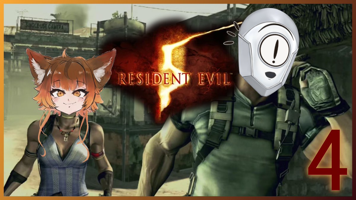 DeckardPauseman's tweet photo. We are LIVE with Resident Evil 5! 
🟣 https://t.co/qk7wr9prXs
🔴 https://t.co/gWewxDLO9R https://t.co/1lnxeRrbMq