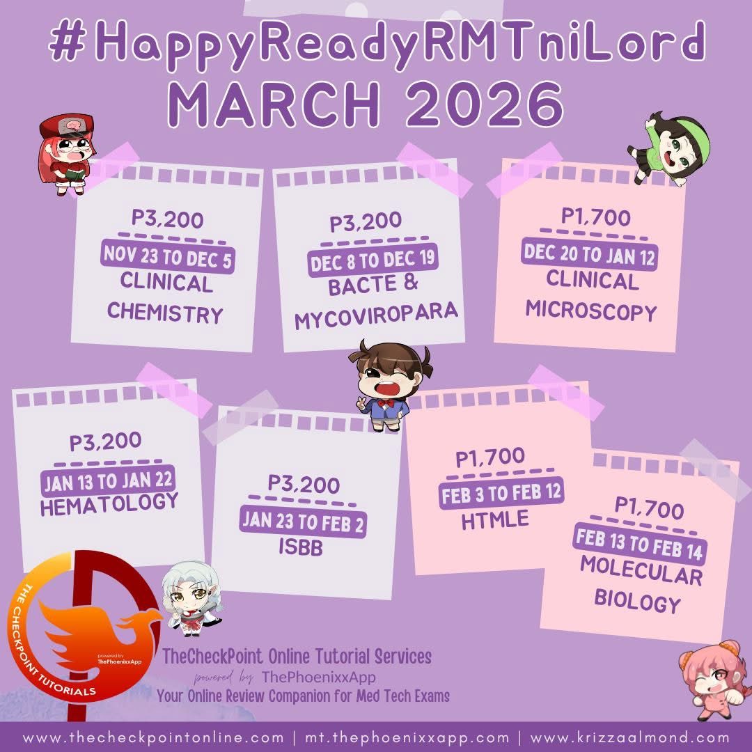 ThePhoenixxApp's tweet image. ENROLL NOW!🤗

Be part of TheCheckpointOnline family.🫶

thecheckpointonline.com

#HappyReadyRMTniLord #MTLE #MTLEMarch2026 #RMT #Katusok #Medtech #FutureRMT #fyp