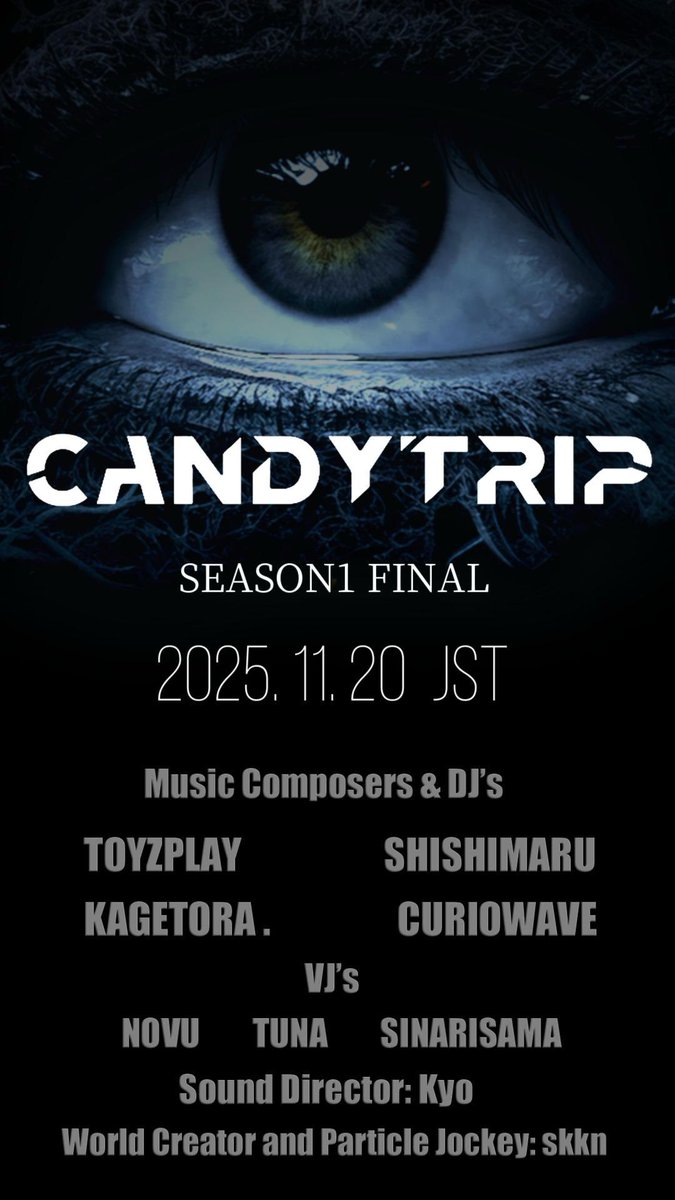candytrip_vrc's tweet photo. Caution⚠️
Headphones or earphones are required for this event.
Sound distortion occurs with the HMD's built-in speakers.
Please use avatars rated Good or higher.
The experience includes intense flashing light effects.
Adjust settings via the extension menu for optimal enjoyment. https://t.co/fCqzeNXhOu