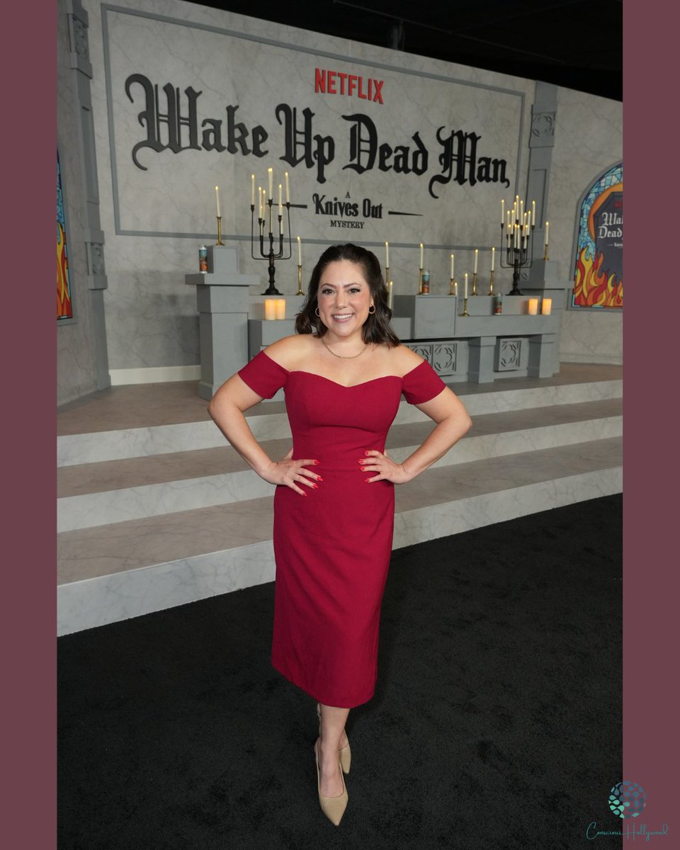 Kerry Frances stepped out to support the premiere of her film Wake Up Dead Man: A Knives Out Mystery this week in Los Angeles🌟 
Photo by Gonzalo Marroquin/Getty Images for Netflix
